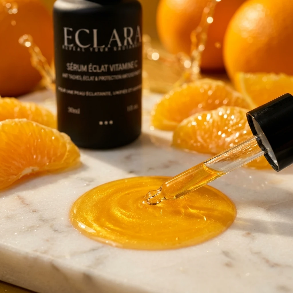 Sérum Vitamine C — الملمس والمكونات